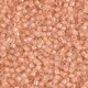 Miyuki Delica Perlen 11/0 - Transparent Lined Flesh ab DB-67